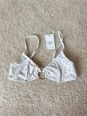 NWT Lahana Swim Jean Structured ring top size small floral print‎
